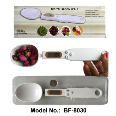 China Scale 200g 500g/0.1g 300g Multiple Colors Kitchen Digital Mini Weighing Scale Spoon High Accuracy Homeuse Type Available for sale