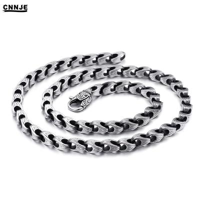 China 2019 Hot Selling Viking Style 8mm Stainless Steel Vintage Necklace Men's Stainless Steel Jewelry for sale