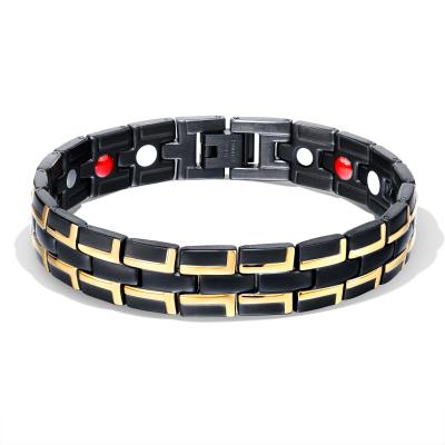 China CLASSIC Trending Mens Jewelry Stainless Steel Health Care Energy Adjustable Bracelet Couple for sale