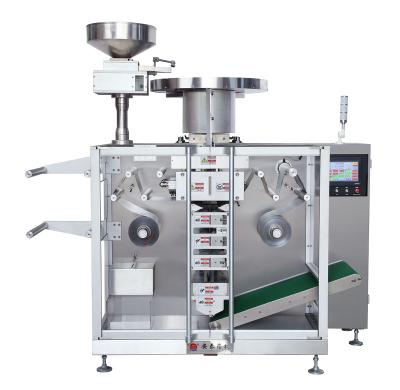 China New Type Automotive Aluminum Foil Tablet Tape Packing Machine /Tablet Pill Soft Food 2022 Double Packing Machine Pharmaceutical for sale