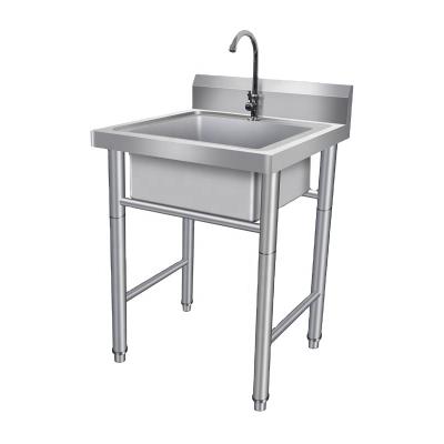 China With Faucet Wholesale Kitchen Stainless Steel Kitchen Sink For Hotel Restaurant School Outdoor Kitchen Sink for sale