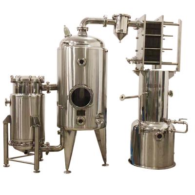 China Liquid Surface Circulation Juice Syrup Concentrator Alcohol Recovery Vaporizer Evaporating Equipment for sale