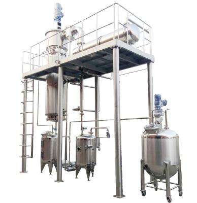 China Chinese food multi function extraction tank extracting equipment herb cbd extraction machine ethanol for sale