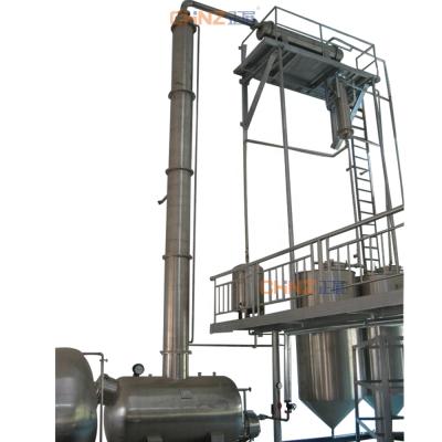 China Alcohol Processing Stainless Steel Equipment Pharmaceutical Chemical Alcohol Recovery Tower Recovery Tank Industrial Alcohol Distiller Machine for sale