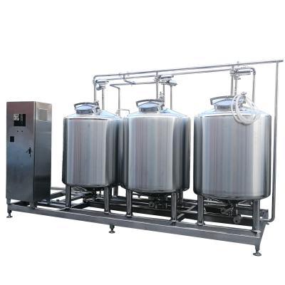 China Semi Automatic Beer Brewery Industry Food Grade Brewery Washing Machine CIP Cleaning System Cleaning Pipeline for sale