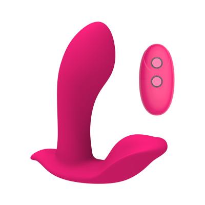 China Silicone+ABS Novelty Adult Toys Stock Toys 10 Modes Female Panties Wireless Remote Control Vibrator For Women Pleasure Toys for sale