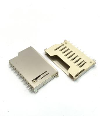 China Direct PCB Factory Sale Memory SD Card Socket Connector Set Short Type SD Memory Card 11P Short Socket for sale