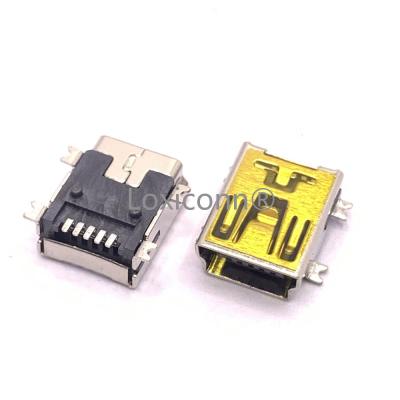 China High Quality PCB MINI USB CONTAINER 5 PIN SMT USB CONNECTOR for sale