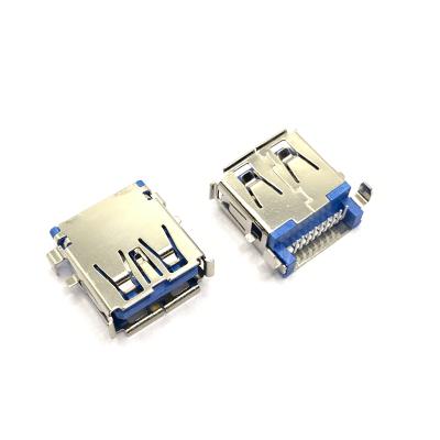 China Extension Socket PCB Factory Sale USB Connector SMT Direct Type USB Type A Female Connector for sale