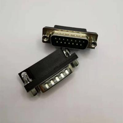 China High Quality PCB 15 Pin Connector 15P Male Connector D-sub for sale