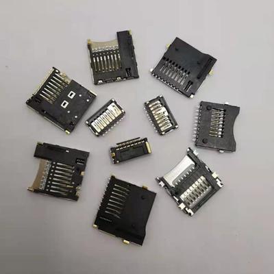 China PCB TF Connector Family TF Memory Card Connector Micro SD Card Connector for sale