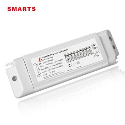 China LED lighting 500ma 550ma 600ma constant current dali dimmable led driver for led strip 5 years warranty for sale