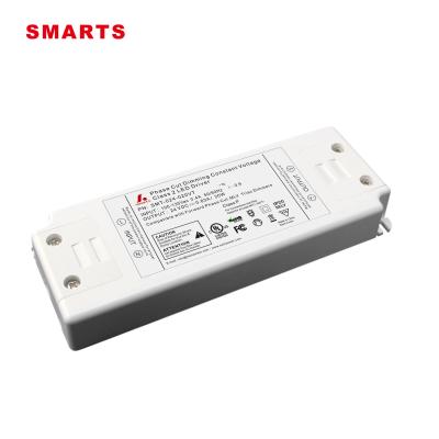 China 12v 24v slim constant voltage pwm 20w dimmable led driver 180*60*34mm for sale