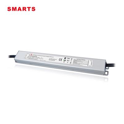 China Dimmable Slim Type LED Power Supply 262*32*20mm High Input 110-277VAC 36W Triac for sale