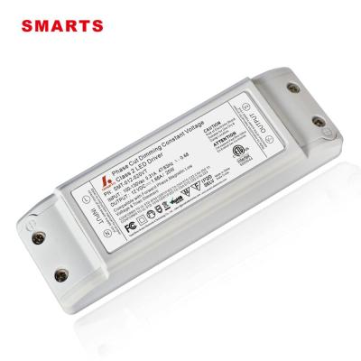 China intertek 5 years warranty triac 12v dimmable 24v 12w 18w 20w led driver 180*60*34mm for sale