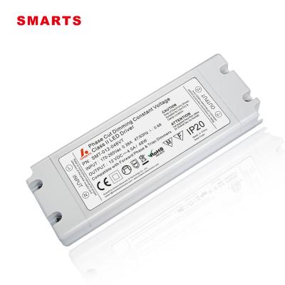 China Triac LED Driver 12v/24vDC Free Blink Silent Dimmable Driver 48w Constant Voltage Dimmable Led Power Supply 178*61*24mm for sale