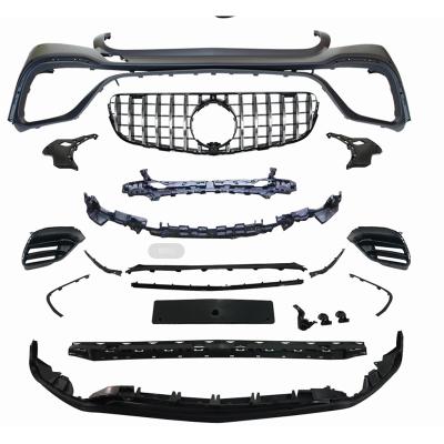 China X253 Polypropylene Upgrade AMG GLC43 GLC63S 2015-2020 Bumper For Mercedes-Benz CGL Class Curb Front Grill Rear Diffuser for sale