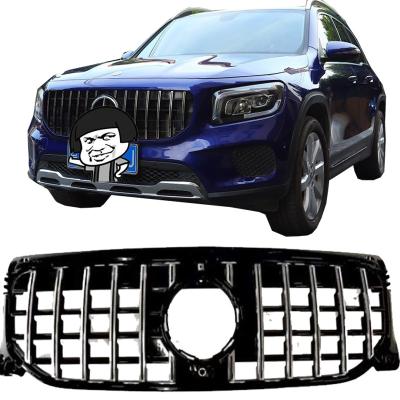 China ABS Black Silver Front Grill For 2020 Mercedes-Benz GLB CLASS X247 GT Upgrade Modified Car Front Mesh for sale