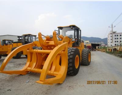 China brand new 10ton to 12ton wheel loader log loader 10ton/12ton wheel loader with grapples attachments for sale