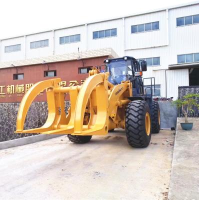 China Lonking LG850 wheel Loader 5ton wheel loader with log grapple for sale