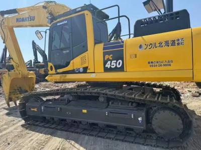 China 6.7 Meters Digging Depth Excavator PC450 Secondhand With 263KW Power Fuel Tank 350L for sale