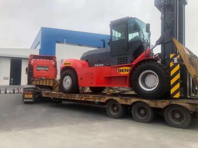 China 30ton to 35ton heavy diesel forklift with cabin 35ton container reach stacker35ton container forklift for sale