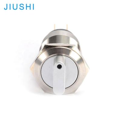 China 2NO2NC A19-22X/3D Hole Diameter 19mm Metal Knob 3 Positions Waterproof Rotary Switch Illuminaed 8 Pins 2O 2NC 124v 220v Red Green for sale