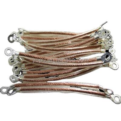 China Electrical Braided Copper 0.15mm Copper Braid 0.15mm Large Flexible Braided Tie Down Wire Tinned Quality Braided Ground Wire Copper for sale