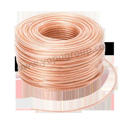 China Flexible Tie Connector Copper Braid Large Tinned Quality Braided A.W.G. 41 copper ground wire 0.07mm for sale