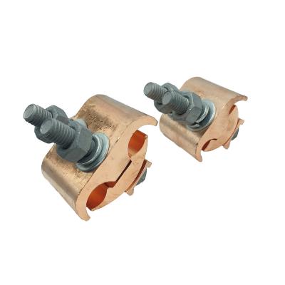 China Heavy Duty Pipe Clamp JBT Series Copper Page Flange Electric Power Fittings for sale