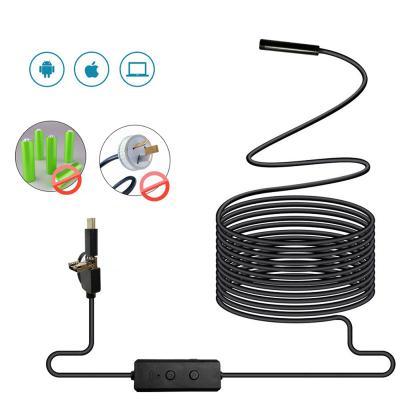 China NIGHT VISION F160 8mm Lens 720P No Battery No Soft Hard Wire Inspection Borescope WiFi Endoscope Wireless Charging Camera For Android IOS for sale