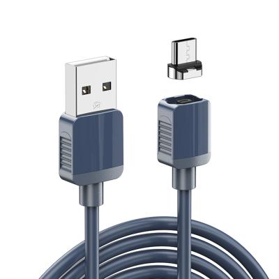 China OEM Magnetic Logo The Latest Design 20 Watt Magnetic Type Two Point C 5V Micro 2A 3 In 1 USB Cable Magnetic Fast Charging Cable for sale