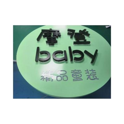 China Long Lasting Installation Factory Direct Selling Shop Display Transformer Stainless Steel Frontlit 3D LED Light Letter Sign Front Lighting 20X20X5 cm Easy NC Low Power; GUA for sale