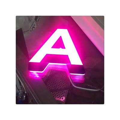 China Ultra-thin mini 4D letter acrylic LED sign ultra-thin LED sign high brightness wholesale price wholesale price photo light stand for sale