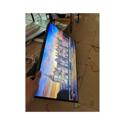 China Wholesale Outdoor Advertising Rectangle Adertising Display Factory Price Sign Aluminum Soft LED Display Light Box for sale