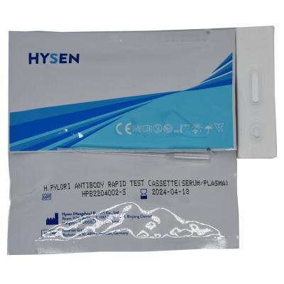 China Serum Plasma Dispositivos médicos comerciais H.pylori Ab H.pylori Test H.pylori Anticorpo Kit de teste rápido à venda