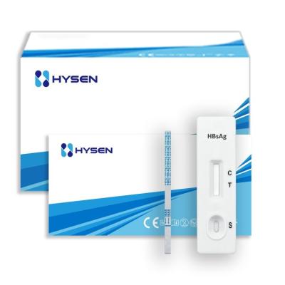 China HBsAg Hepatitis B Kit de prueba rápida de antígeno superficial Cassette Hoja sin cortar Clase II Compradores en venta