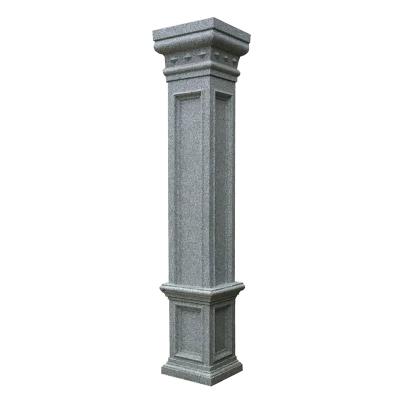 China Factory Price Solid 40cm X 370cm Pillars Square Roman Column Concrete Molds for sale