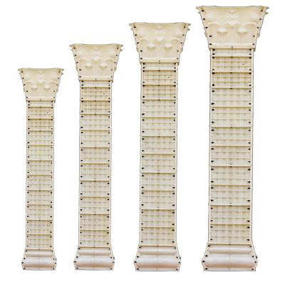 China High Precision ABS Plastic 30cm X 370cm Concrete Square Stripe Pillars Column Molds For Sale for sale