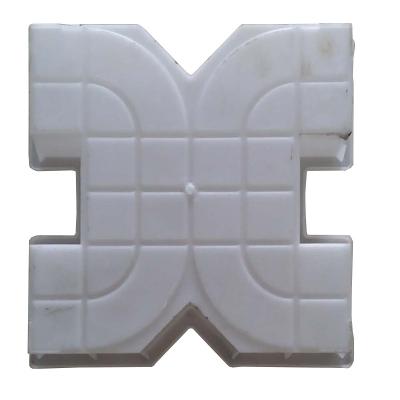 China 25x25cm Plastic Outdoor Corner Bricks PVC Floor Brick Tile Paving Molds for sale