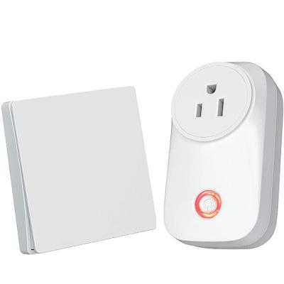 China Hotel No Punch No Wiring No Battery Required RF Wifi Zigbee Kitchen Garbage Removal Air Switch Kit Wireless Control Socket Switch for sale