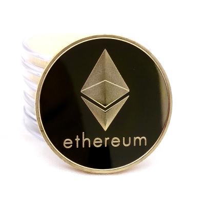 China Wholesale Custom Silver Plated Rare Silver Coins Europe Metal Ethereum Gold Coin Souvenir Coin for sale