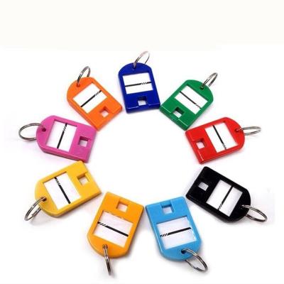 China Plastic Promotion Gift Key Tags / Hotel Door Key Tag Assorted Colors for sale