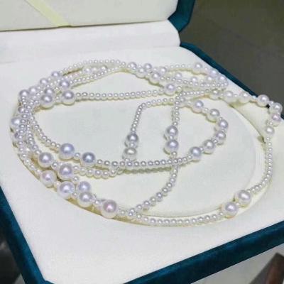 China The new BOHEMIA natural freshwater pearl sweater chain, pearly and delicate, can be worn in multiple circles, wholesale custom models for sale