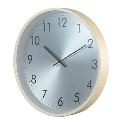 China Decorative Non Ticking Silent Repeater Battery Operated Wall Clocks For Living Room Office Bathroom Kitchen Modern Wall Clock for sale