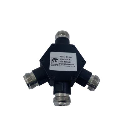 China DC-6000MHz RF Resistive 3 Way Power Splitter KPD-DC/6-3N for sale