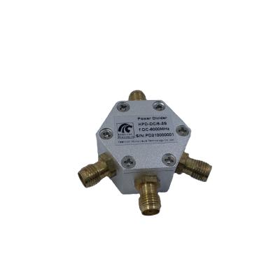 China DC-6000MHz 3 way wilkinson rf power splitter KPD-DC/6-3S for sale