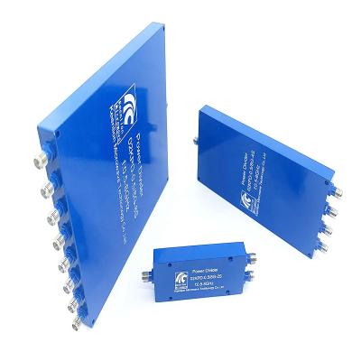 China rf 2 4 8 way 500-8000MHz microstrip signal wilkinson power splitter splitter with 02KPD-0.5^8G-2S/4S/8S SMA-Female for sale