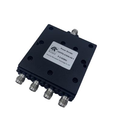 China 2000-50000MHz Microstrip RF Power Splitter 4 Way 10W Power Splitter Factory Price 02KPD-2^50G-4S-1 for sale