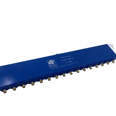 China RF 16 Way 1MHz-30MHz Microstrip Signal Power Splitter Splitter With SMA-Female Connector 03KPD-1^30M-16S for sale